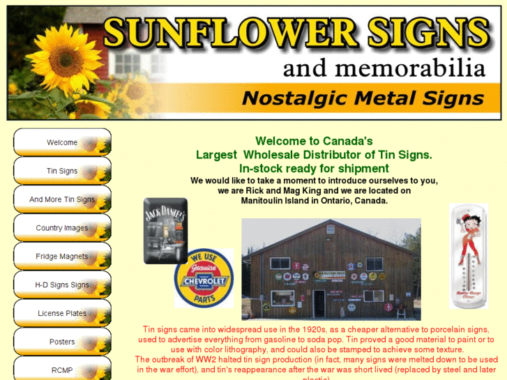 www.sunflowersignscanada.com