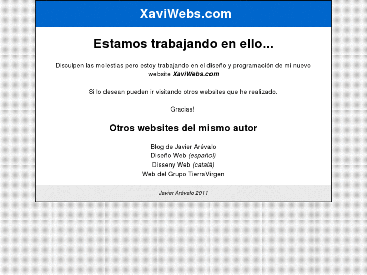www.xaviwebs.net