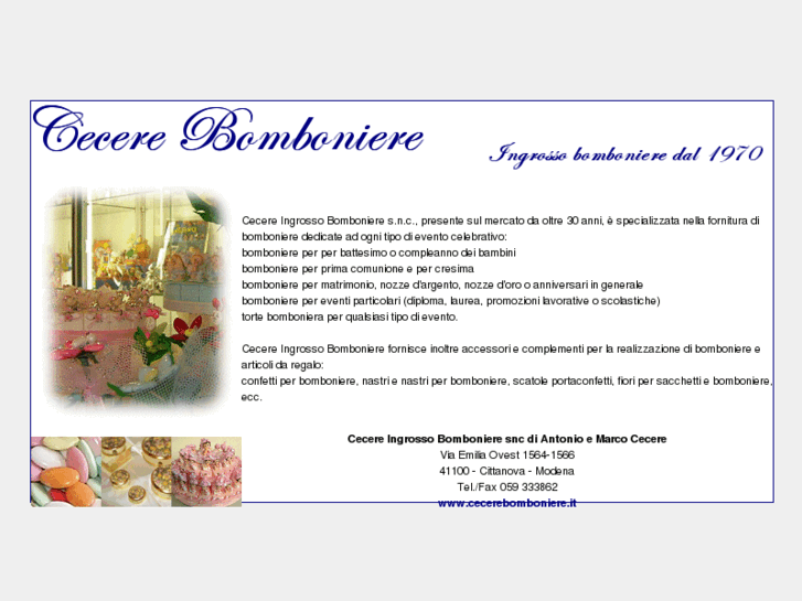 www.accessoribomboniere.com