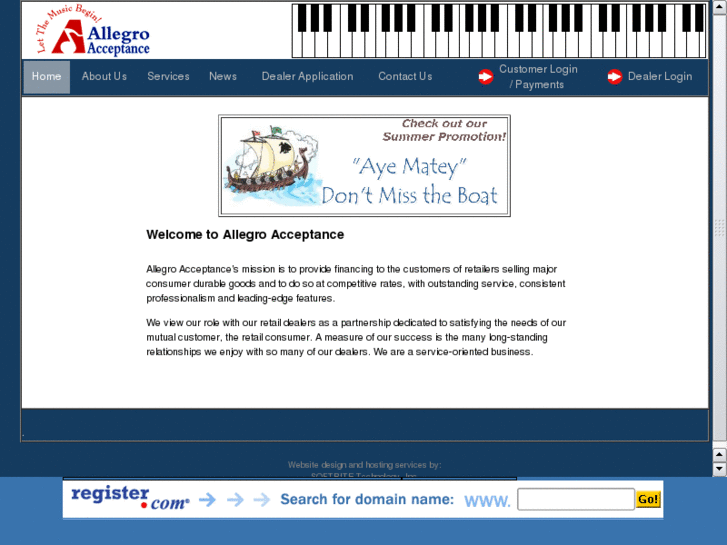 www.allegroacceptance.info