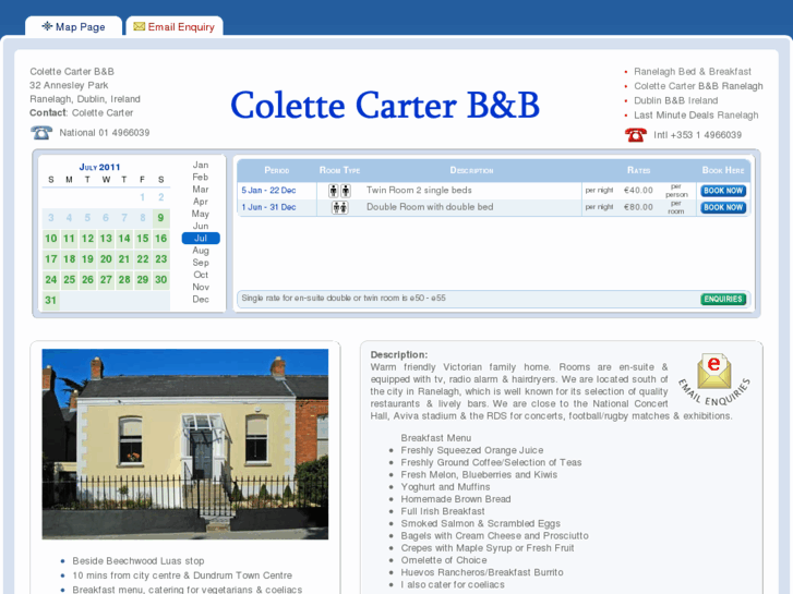 www.colettecarter-bnb.com