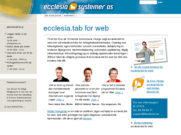 www.ecclesia.no