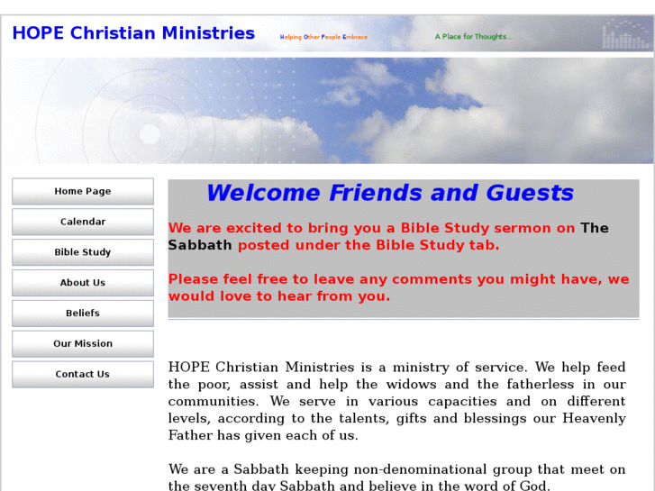 www.hopechristianministries.org