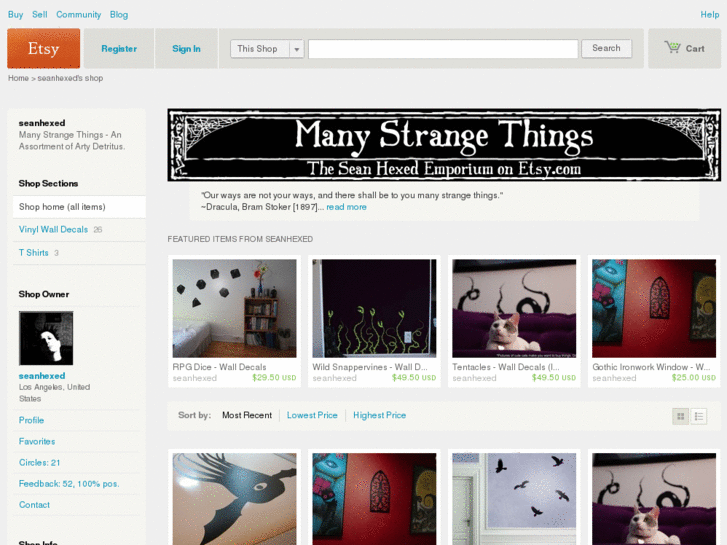 www.manystrangethings.com