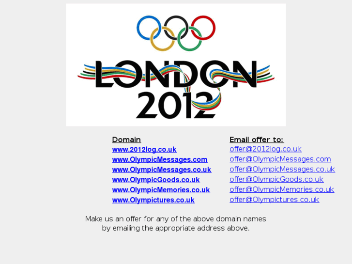 www.olympicmemories.co.uk