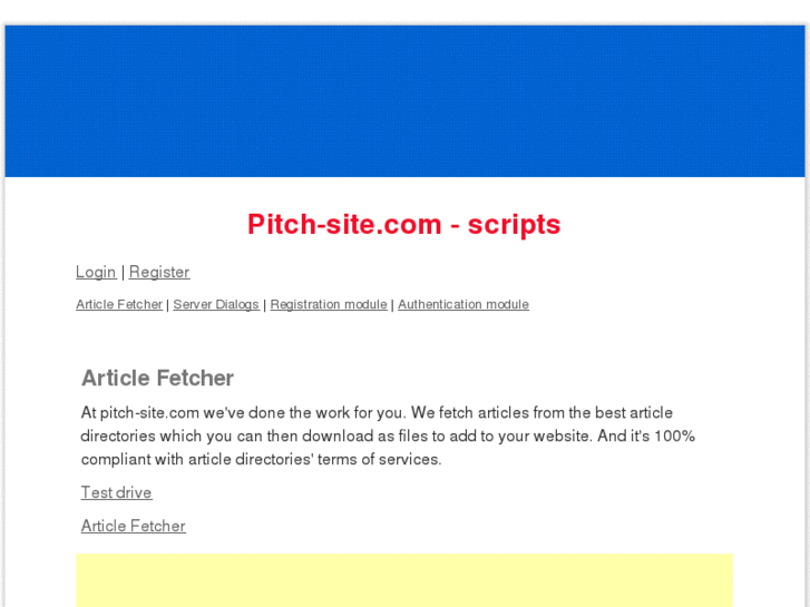 www.pitch-site.com