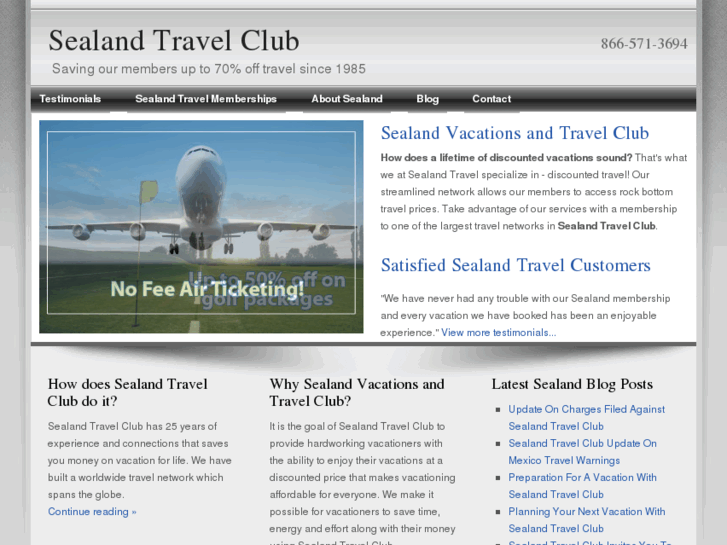 www.sealandvacationsandtravelclub.com