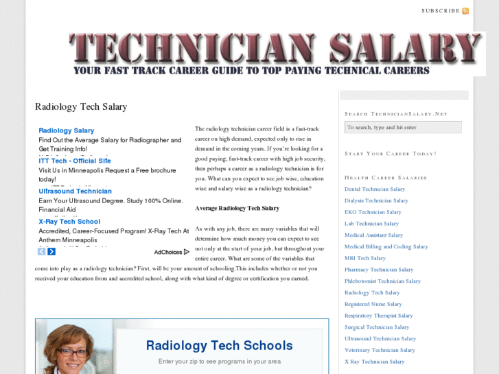 www.techniciansalary.net