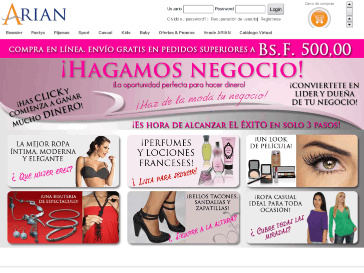 www.arianinternational.com