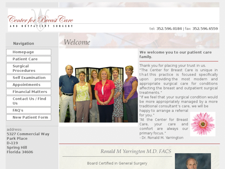 www.centerforbreastcare.com