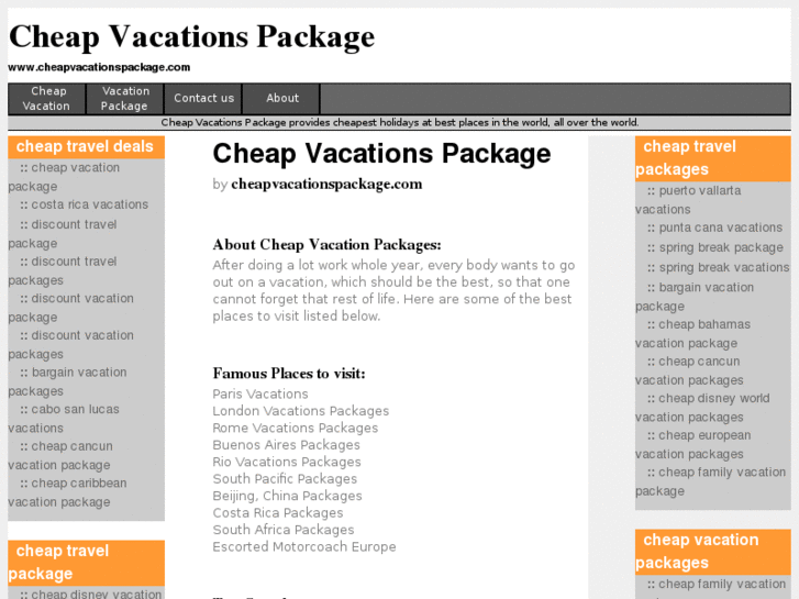 www.cheapvacationspackage.com