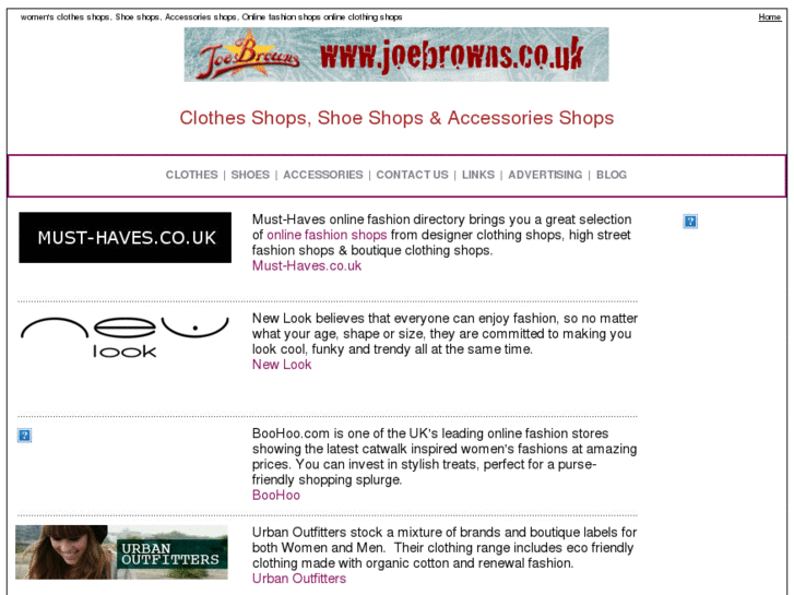 www.clothesshoesaccessories.co.uk