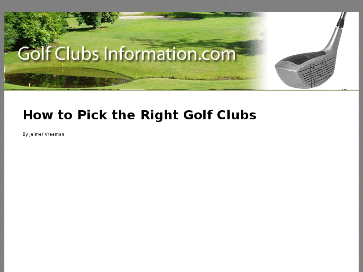 www.golf-clubs-information.com