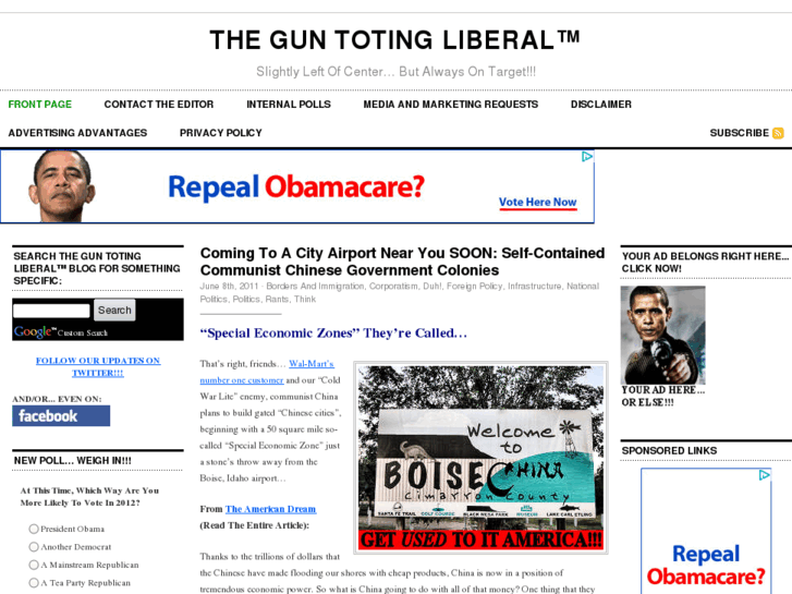 www.guntotingliberal.com