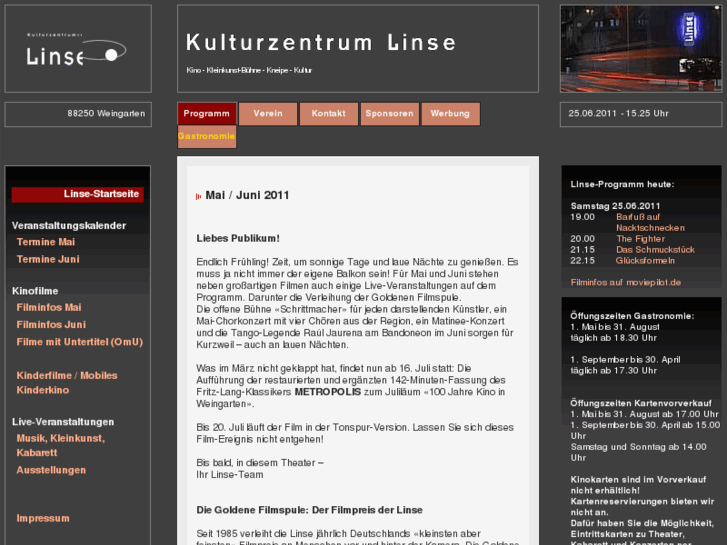 www.kulturzentrum-linse.de