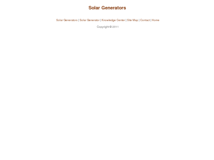 www.solar-generators.org