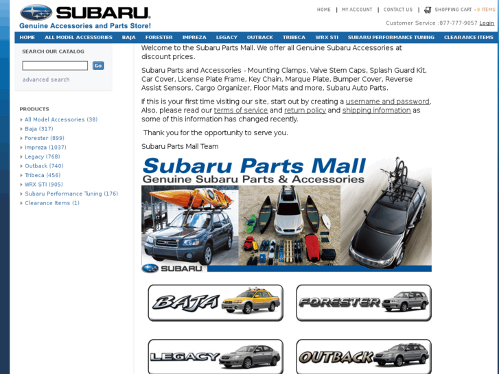 www.subarupartsmall.com