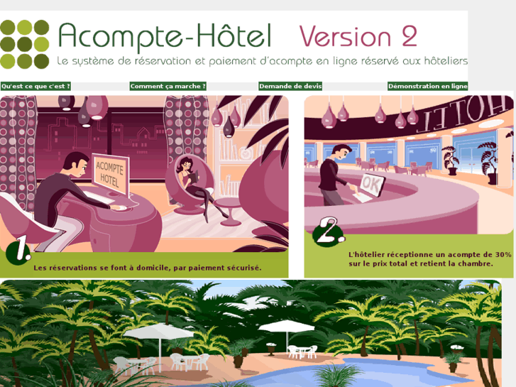 www.acompte-hotel.com