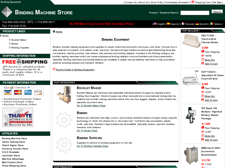 www.bindingmachinestore.com