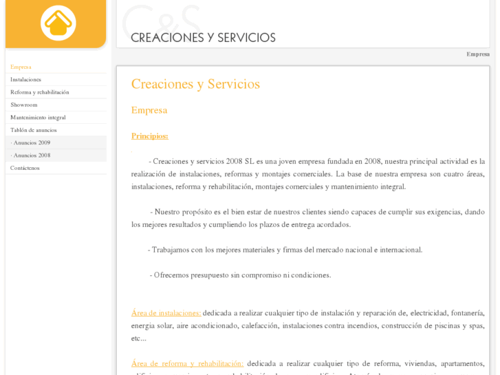 www.creacionesyservicios.es