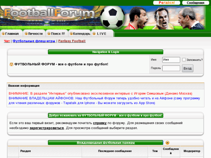 www.footballforum.ru