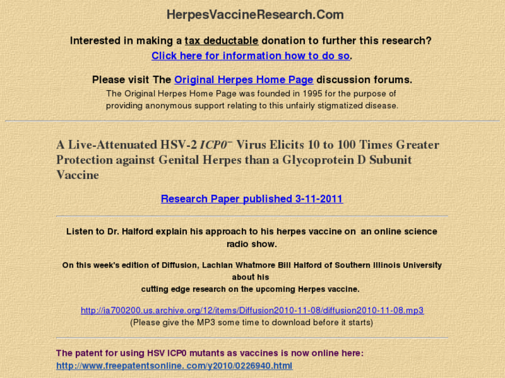 www.herpesvaccineresearch.com