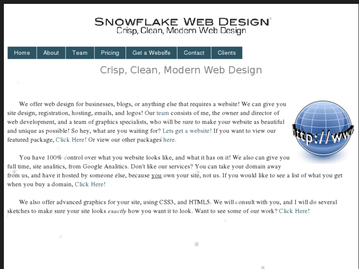 www.snowflakewebdesign.com