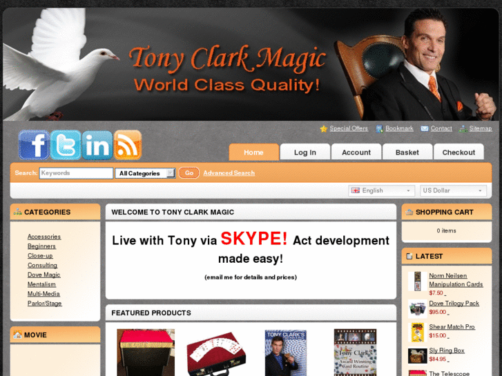 www.tonyclarkmagic.com