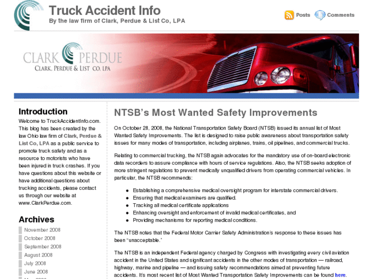 www.truckaccidentinfo.com