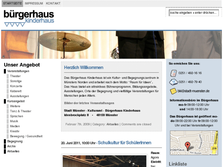 www.buergerhaus-kinderhaus.de