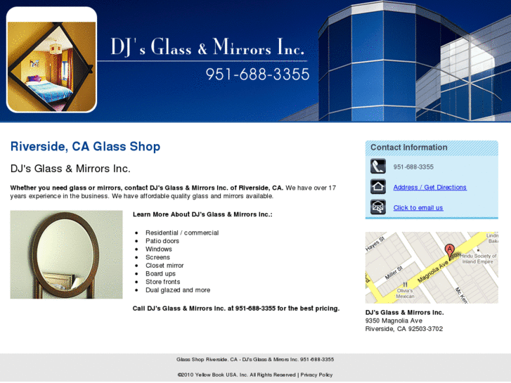 www.djsglassandmirrorsinc.com