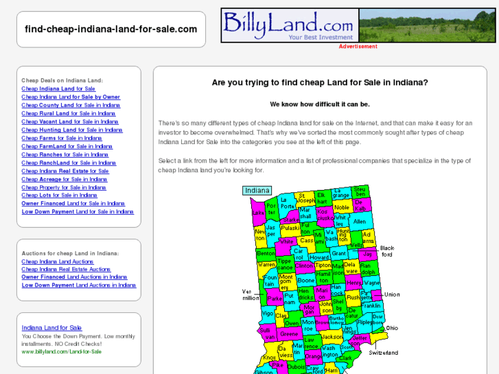 www.find-cheap-indiana-land-for-sale.com