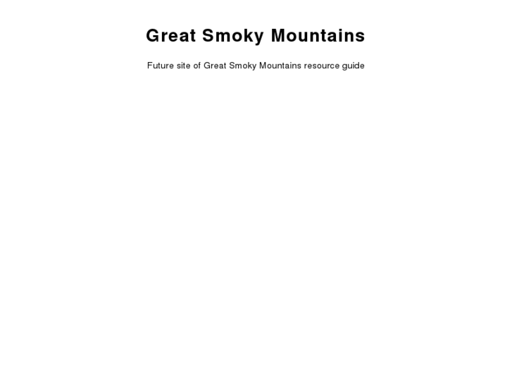 www.greatsmokymtns.net