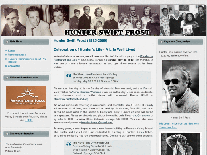 www.hunterswiftfrost.com