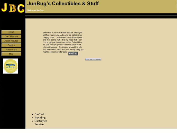 www.junbugscollectibles.com