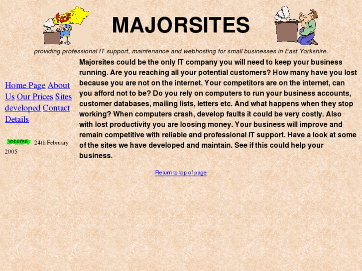 www.majorsites.co.uk