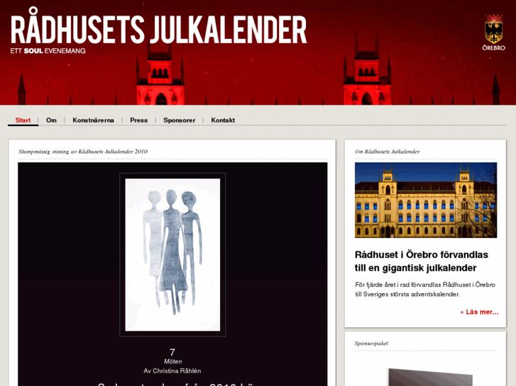 www.radhusetsjulkalender.se