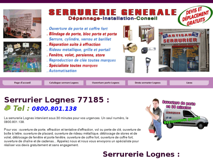 www.serrurierslognes.net