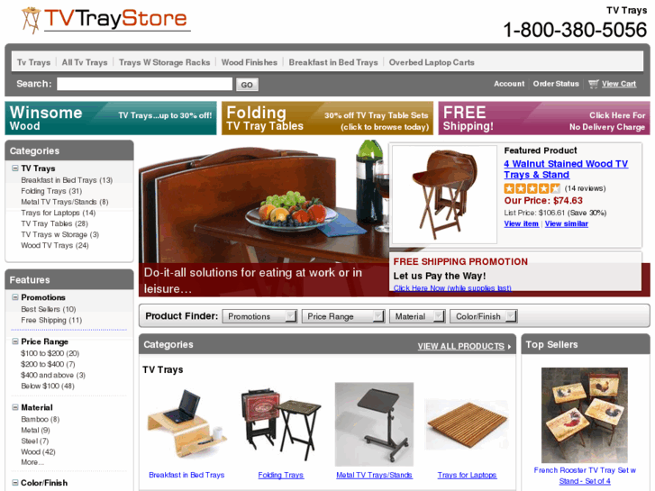 www.tvtraystore.com