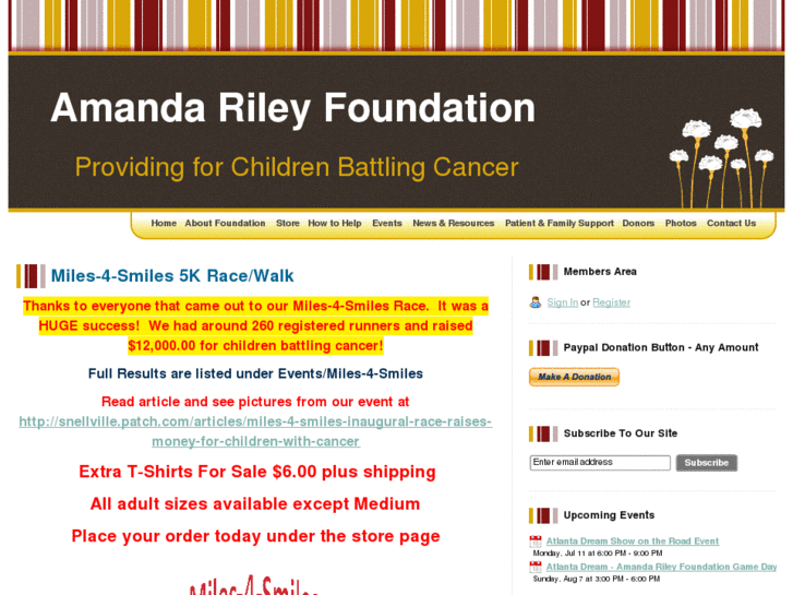 www.amandarileyfoundation.org