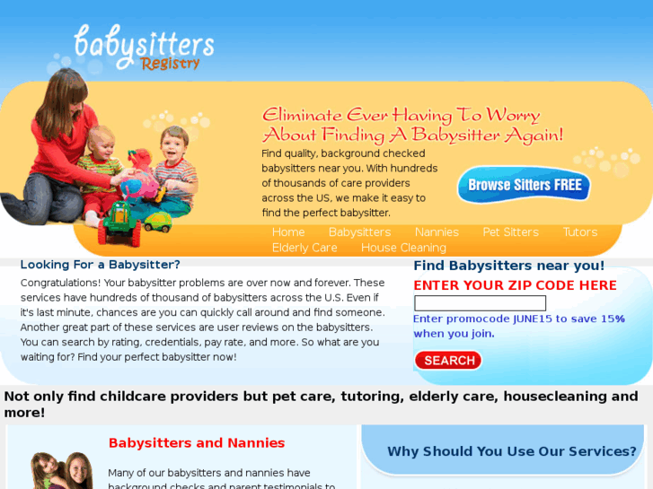 www.babysittersregistry.com