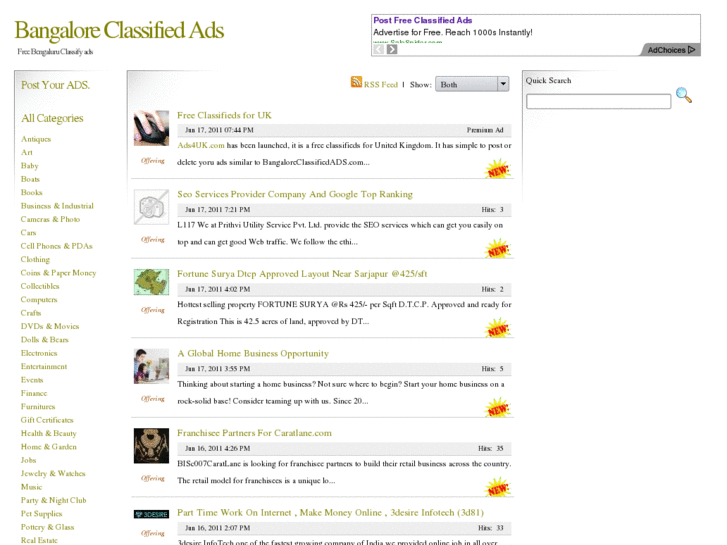 www.bangaloreclassifiedads.com