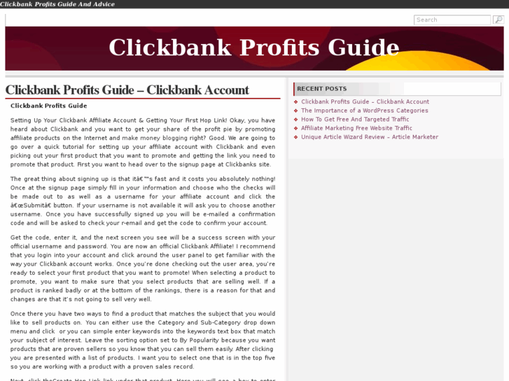 www.clickbankprofitsguide.com