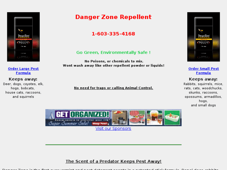 www.dangerzonerepellent.com