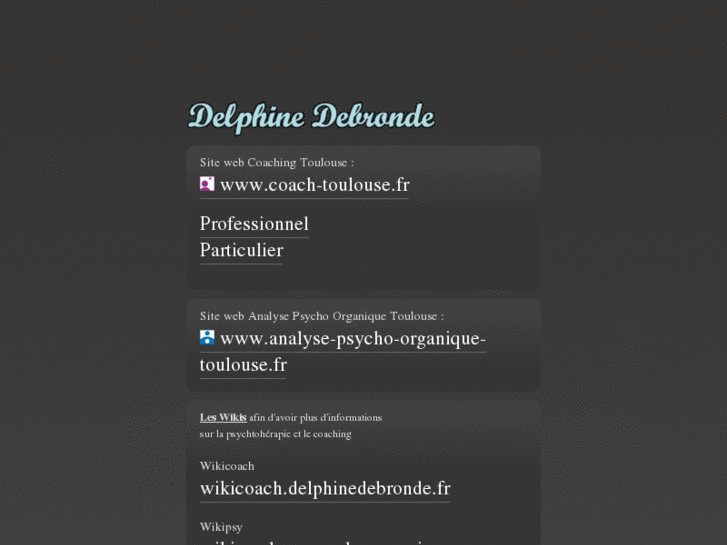 www.delphinedebronde.fr