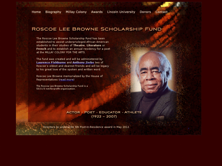 www.roscoeleebrownescholarshipfund.com