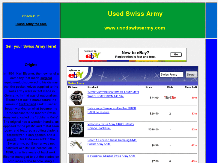 www.usedswissarmy.com