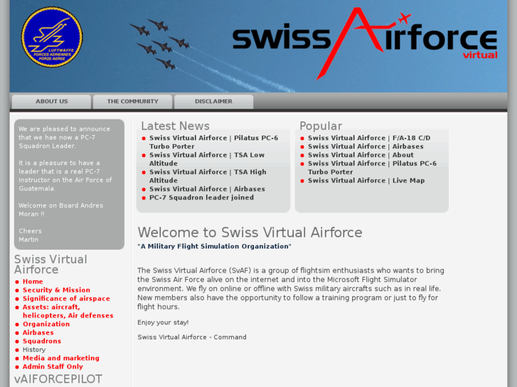 www.virtualairforce.ch