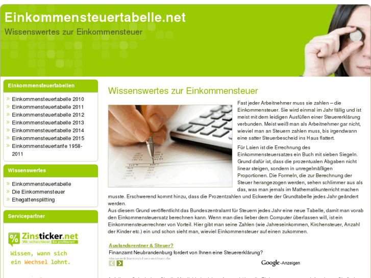 www.einkommensteuertabelle.net