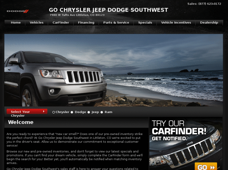 www.gochryslerjeepdodgesouthwest.com